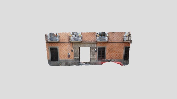 Casa del que mató al animal 3D Model