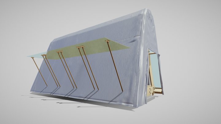 Cardboard house 3D Model