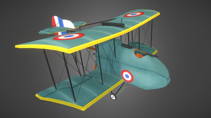 AMC DH2 (Stylized) 3D Model