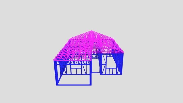 Dom 8x10.5 3D Model