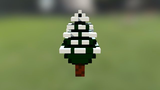 Tree Vexel model 2 3D Model