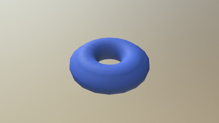 Test_01_Donut 3D Model