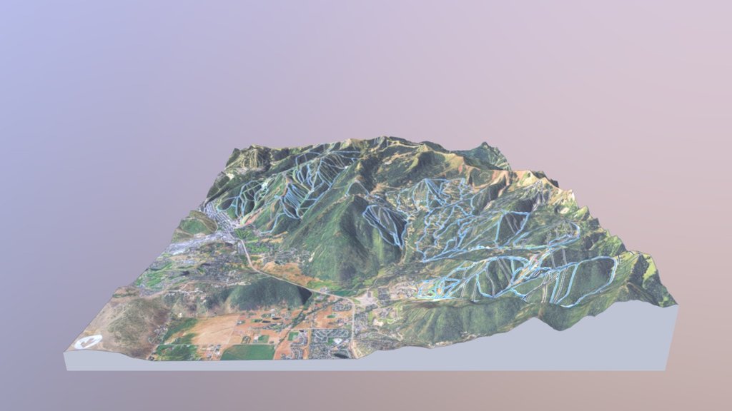 Ski Park City Map: 1:40,000 Scale
