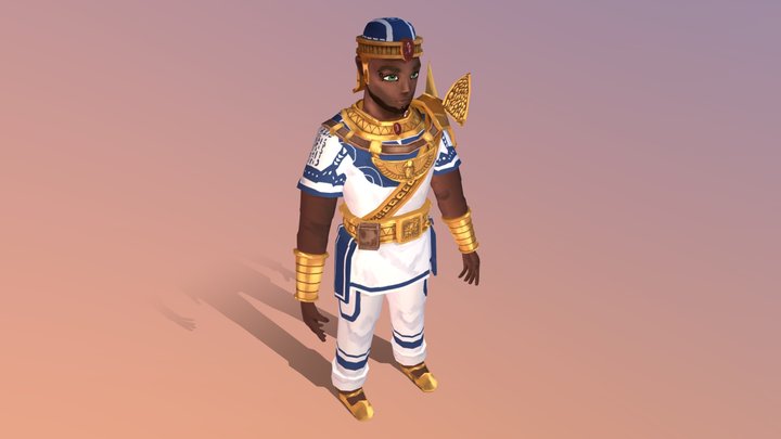 Student Work {Egyptian Model} 3D Model