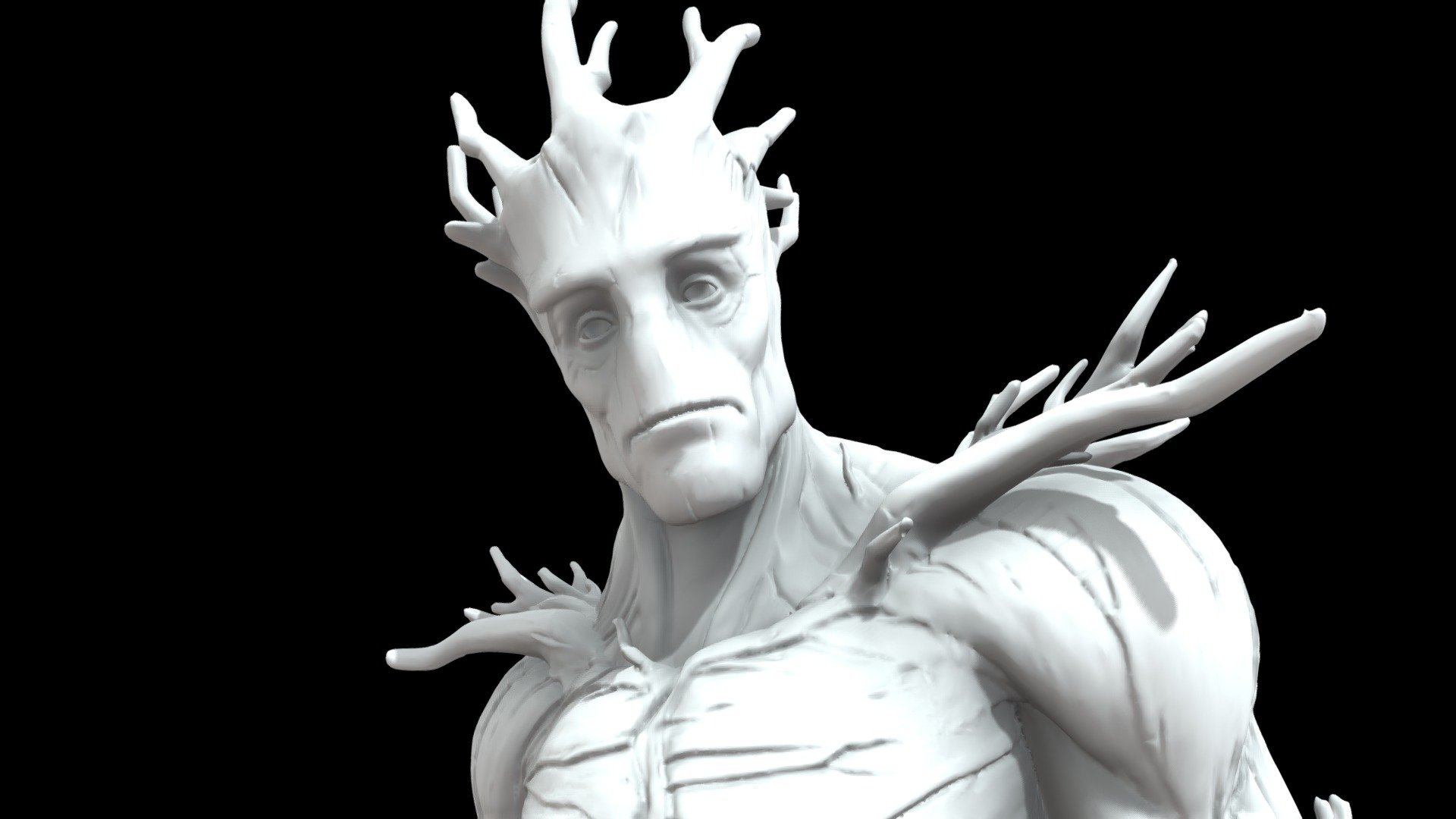 Groot Stl - Buy Royalty Free 3d Model By Uday14viru [3c1db41 