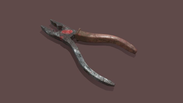 Pliers пассатижи GameDev Legends 3D Model