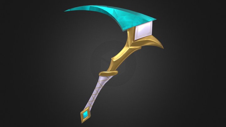 Prestige KDA Akali Sickle (LoL) 3D Model