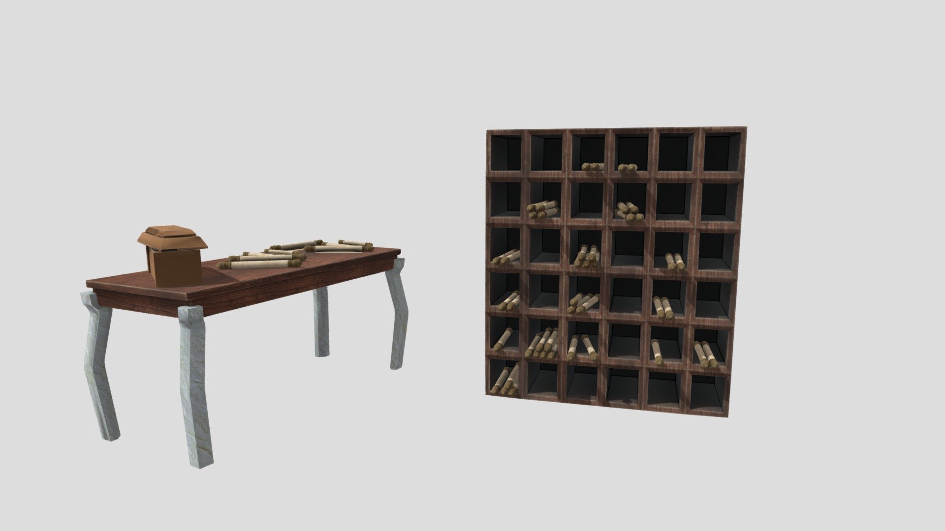 Old library_ Bake — Sketchfab embed 3D viewer