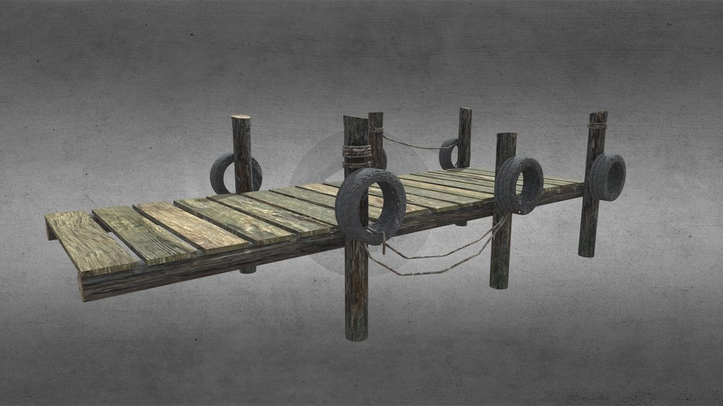 Old pier (Game ready)