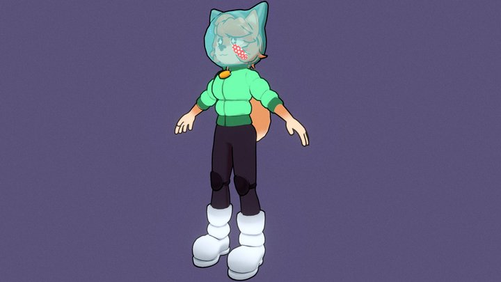 Folder 2021 - Space Shiba 3D Model