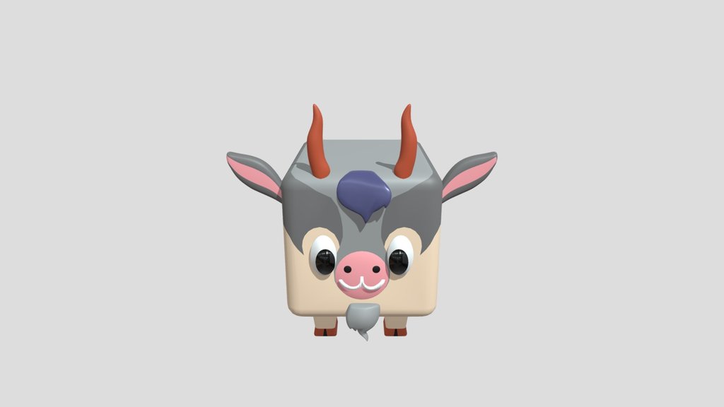 Goat Cube Animal
