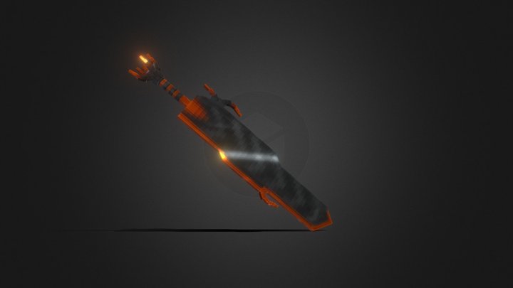 Dark Sword 3D Model