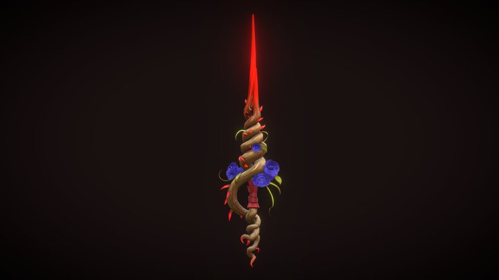 Rose Sword concept by Moniek Schilder 3D Model