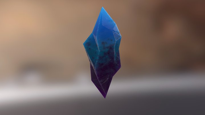 Infected Giant Crystal 2 3D Model
