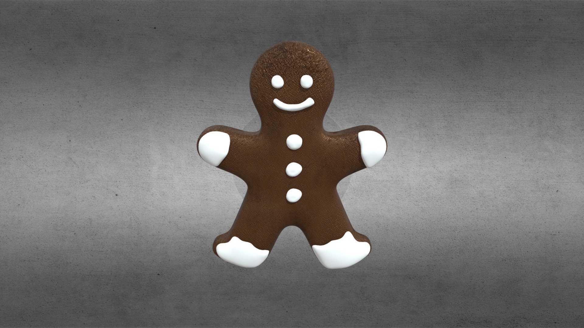 Gingerbreadman - Download Free 3D model by ZEBandit3D [3c25c10] - Sketchfab
