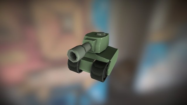 Mini Tank 3D Model