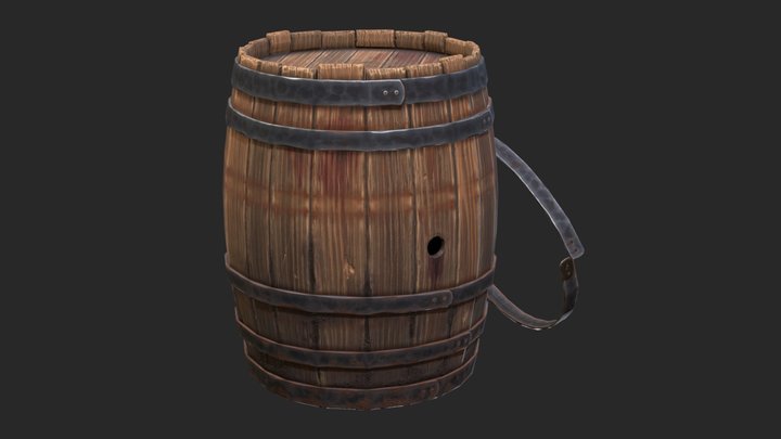 Barrel 3D Model