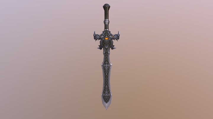 Dragon Sword 3D Model