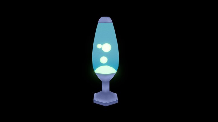 Lava Lamp (Animated) 3D Model