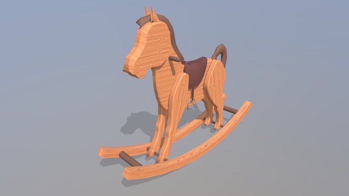 Schaukelpferd 3D Model