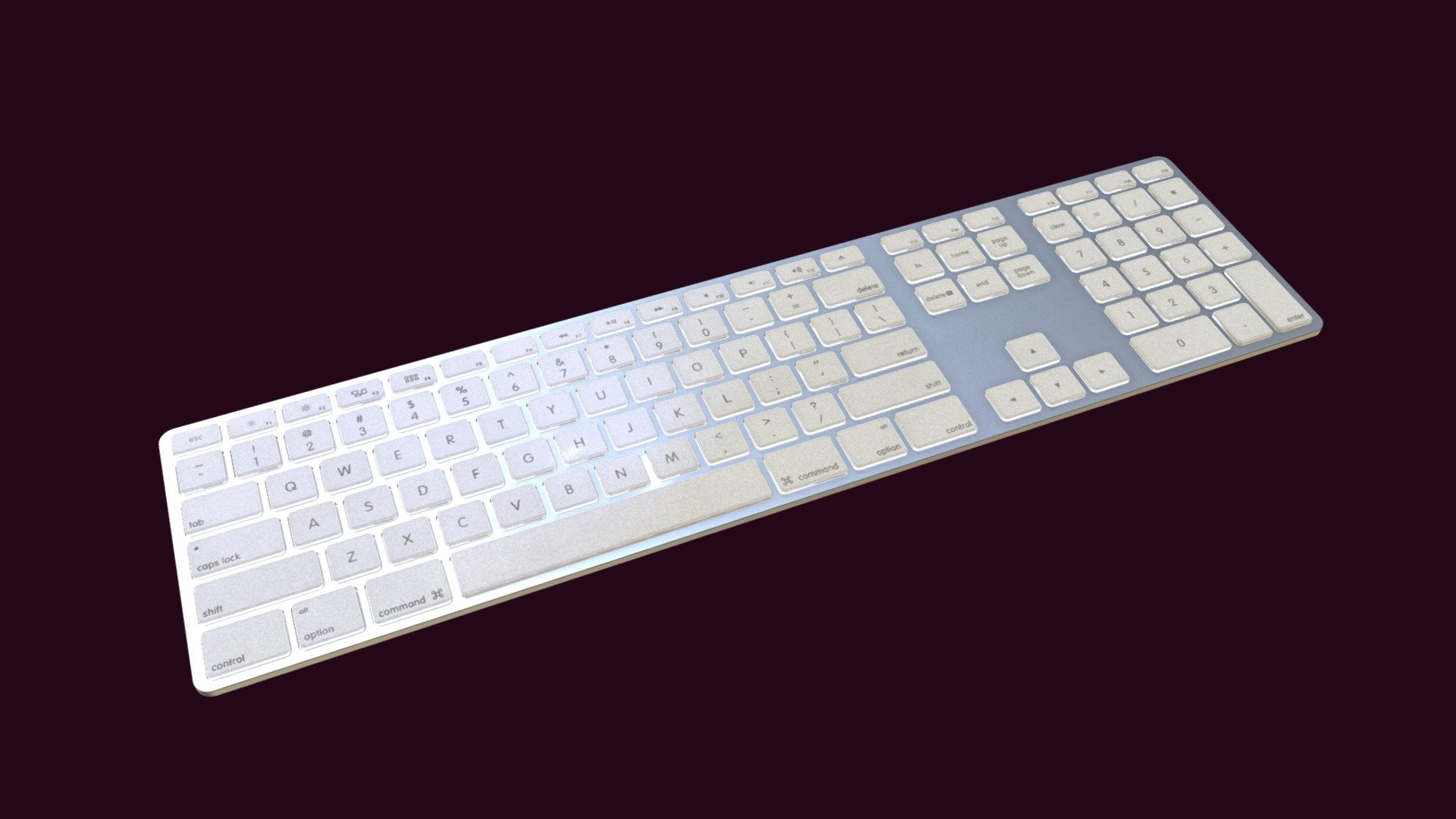 apple magic keyboard - Download Free 3D model by skeeeyee