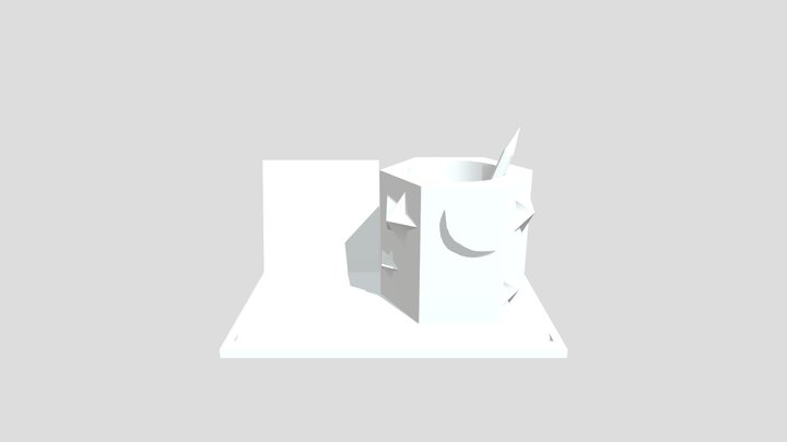 筆筒 3D Model