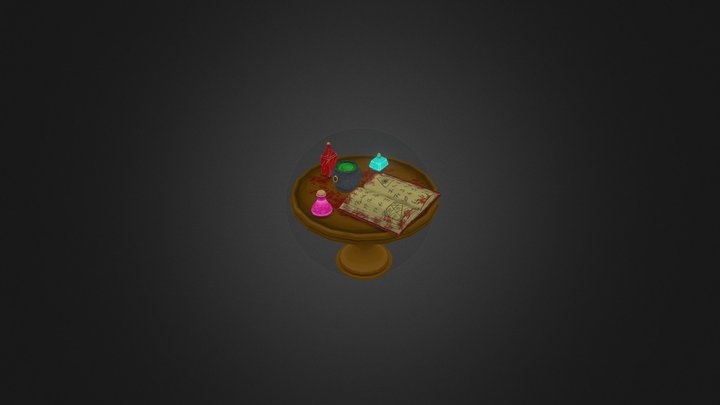 Alchemy Table 3D Model