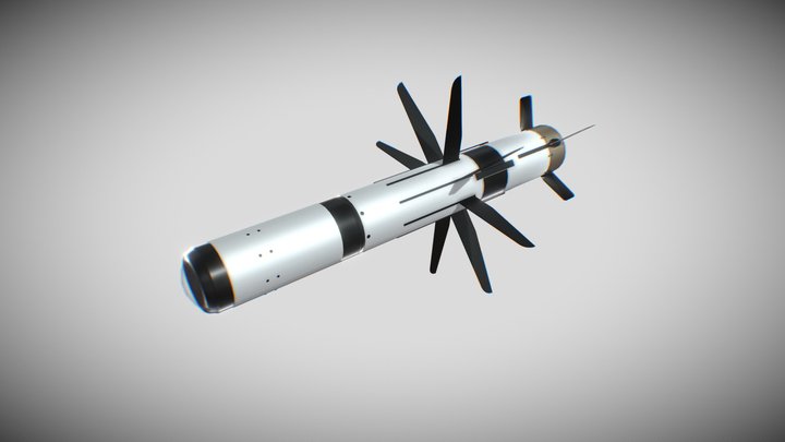 Javelin Missile 3D Model