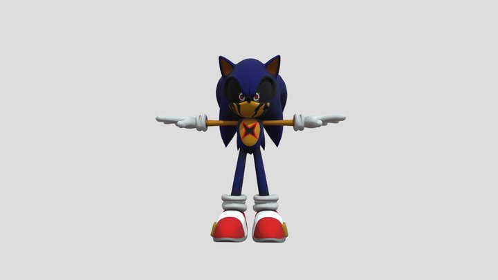 Xavier | Alt Sonic.exe | REMAKE 3D Model