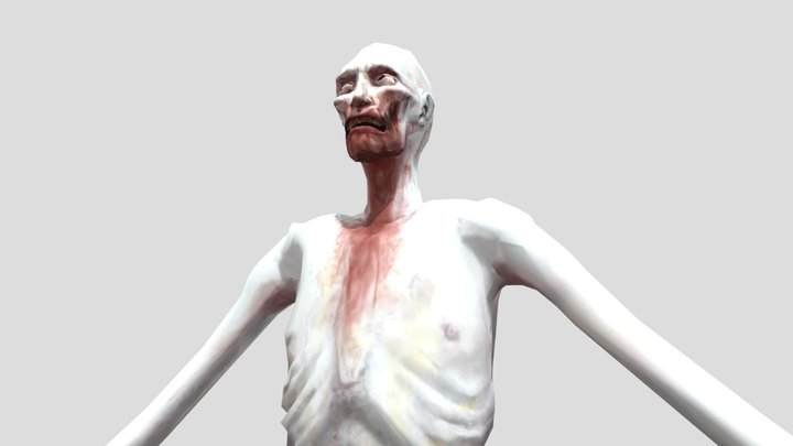 Scp 096 Animated 3D Model