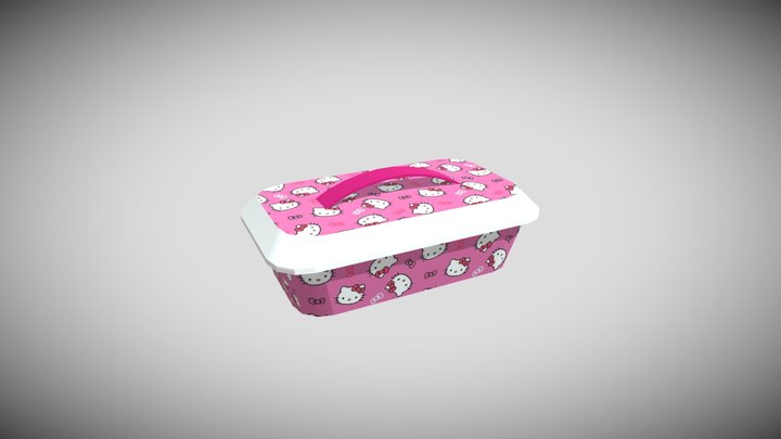 Lunch_ Box Low poly | Game Assets 3D Model