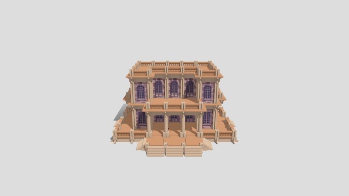 L'Edifice model: 5-10 Chateau Louis XVI (1922) 3D Model