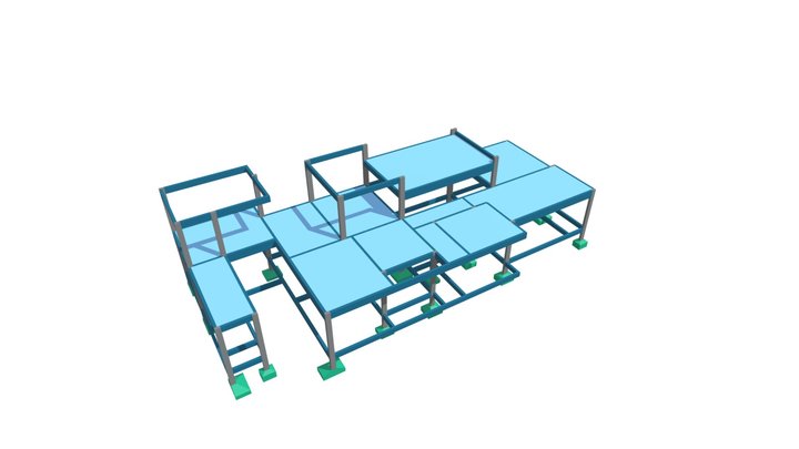 Projeto Estrutural - Crisleide - São Mamede 3D Model