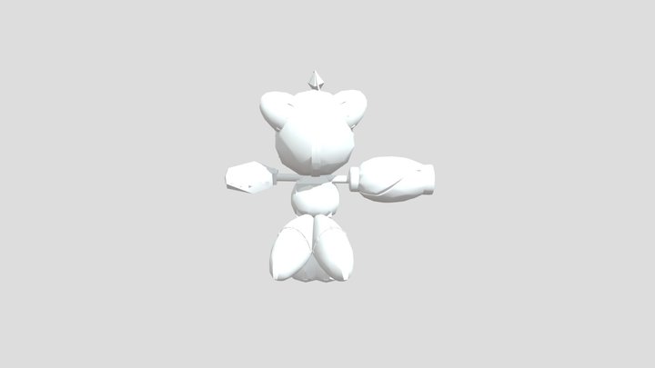 Tails Doll skin 3D Model