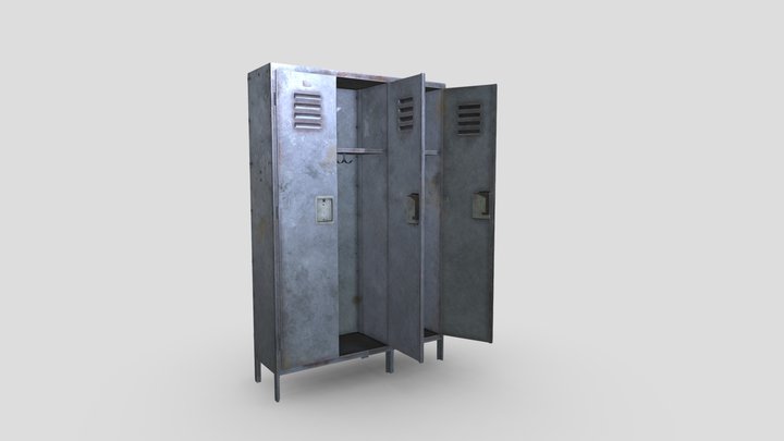 Game Locker 3D Model