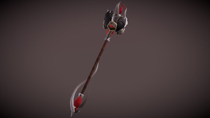 Boeren Danté Game Art Weapon Export 3D Model