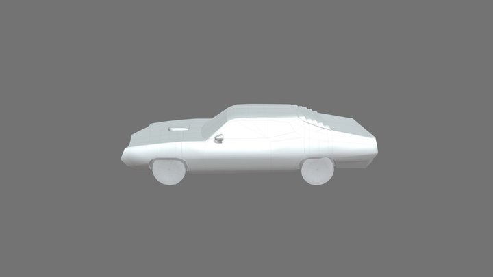 Ford Torino Cobra 1970 (Mobile Spec) 3D Model
