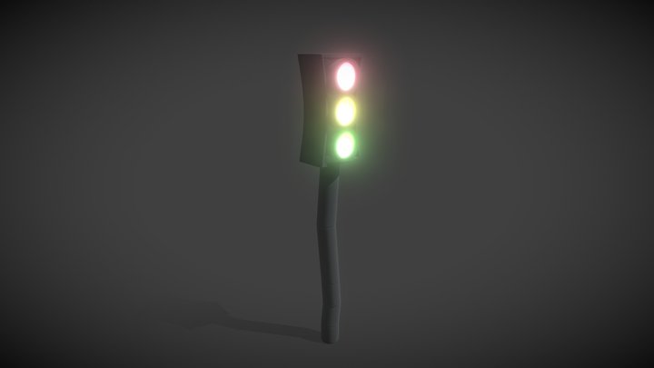 TrafficLamp 3D Model