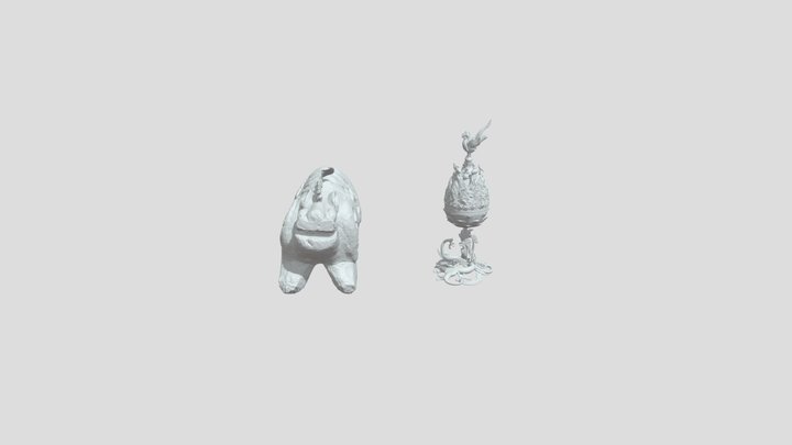 무령왕릉 석수, 백제 금동대향로 3D Model
