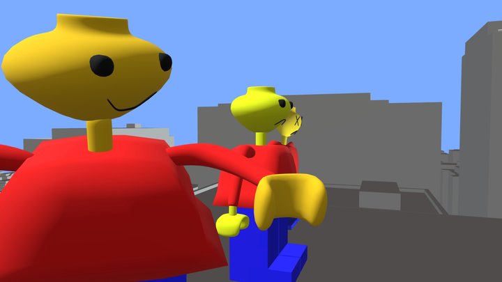 3 verções de Lego rig do garry's mod 3D Model