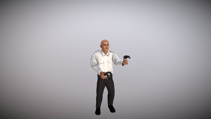 Ship Captain Vr Training 3D Model