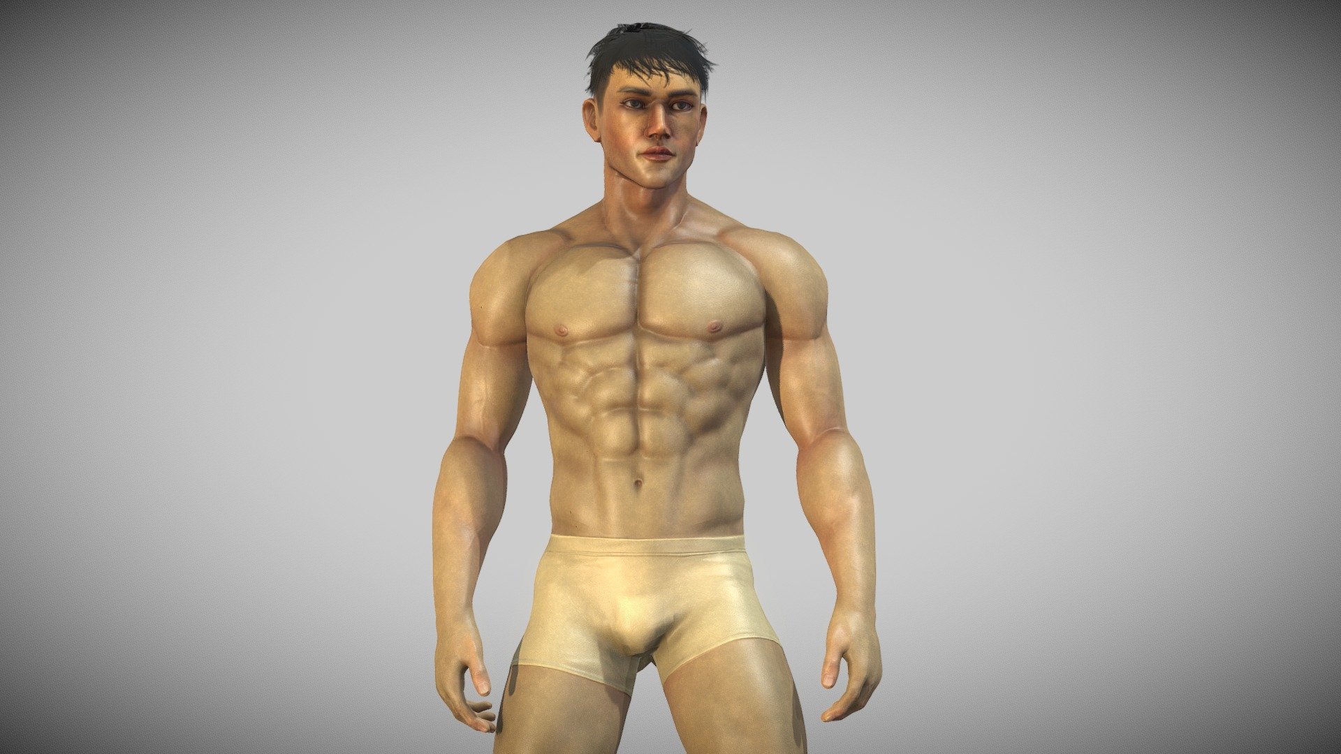 Human Base Male V2 3d Model By Fajrulfnf 3c2ef1b Sketchfab 4858