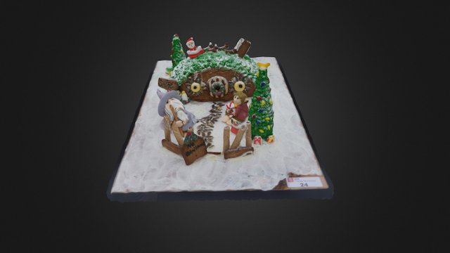 Jarod's Gingerbread House 3D Model