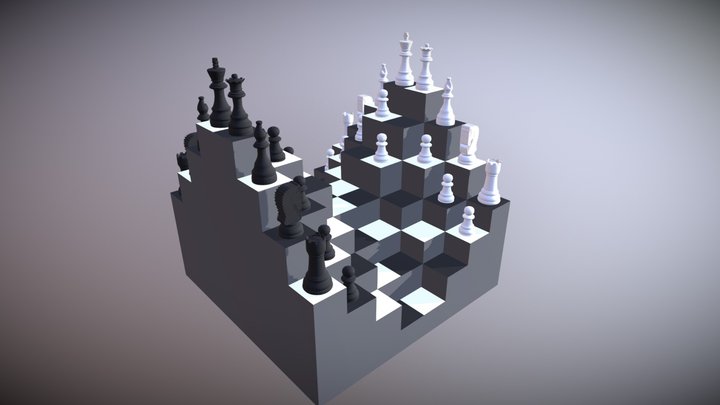 Ajedrez Final 3D Model