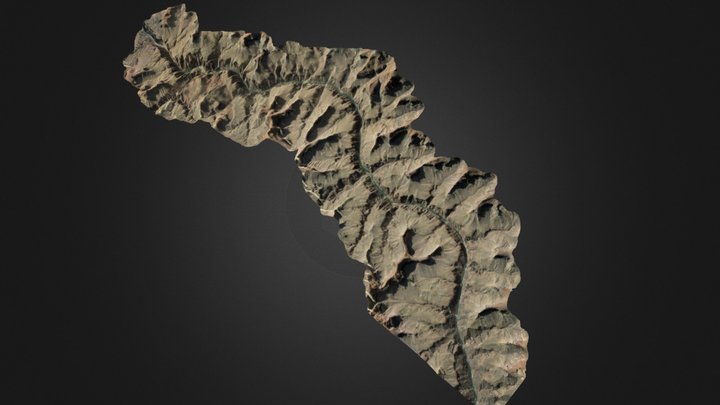 Grand Canyon Larger (Video to Mesh) 3D Model