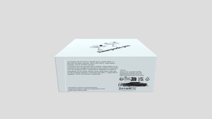 hearpods box 3D Model