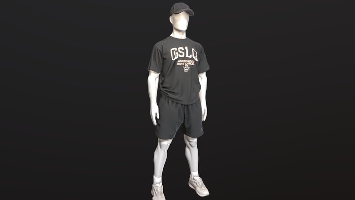 Maniqui sport hombre – Modelo 3D gratuito STL
