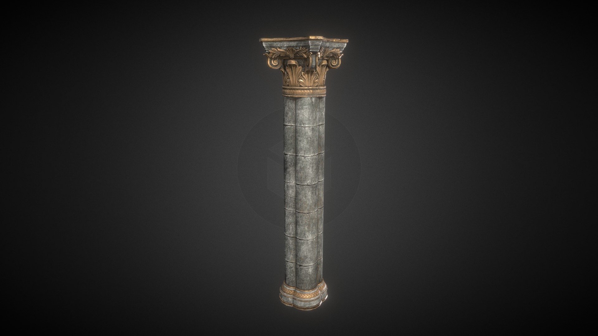 Witcher Cathedral_Medieval Pillar - 3D model by dmstj080500 [3c31be3 ...