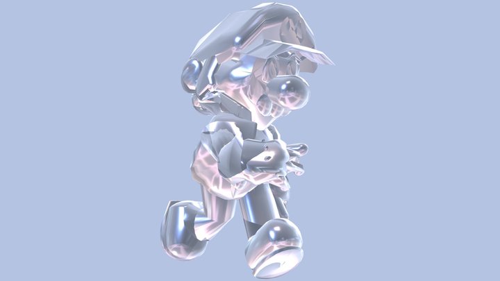 Metal Mario 3D Model