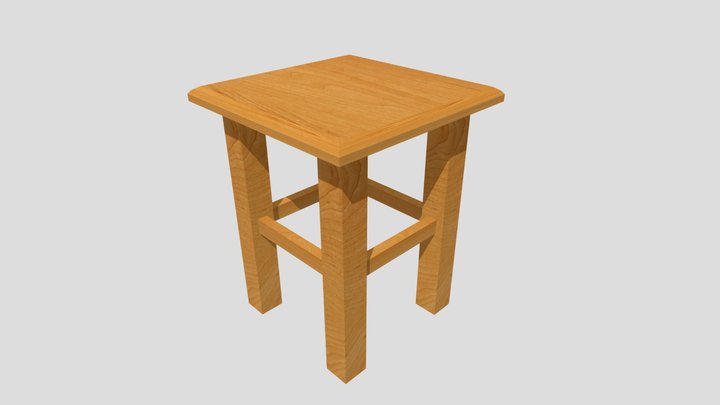 Simple Chair 3D Model 3D Model